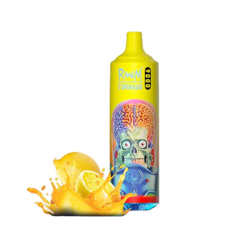 R and M Tornado 9000 Disposable Vape Pod Box of 10-Lush Ice-vapexwholesale