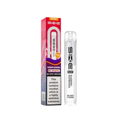 SKE Bar 600 Prefilled Pod box of 10 in Blueberry Raspberry at UK Vaper Wholesale